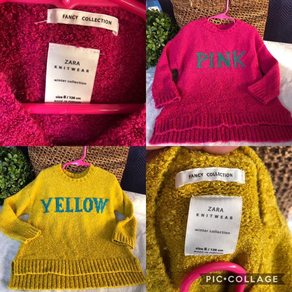 Zara girl sweaters